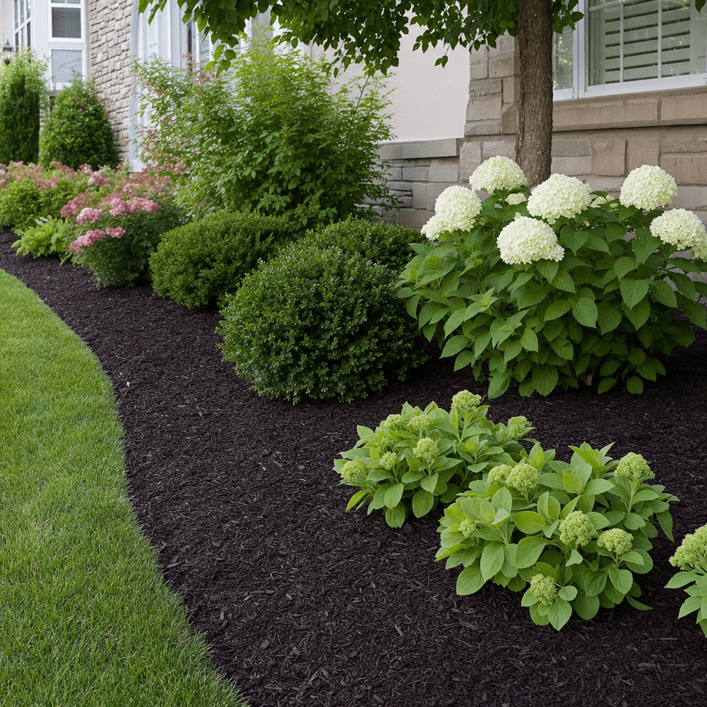 Mulch installation photo